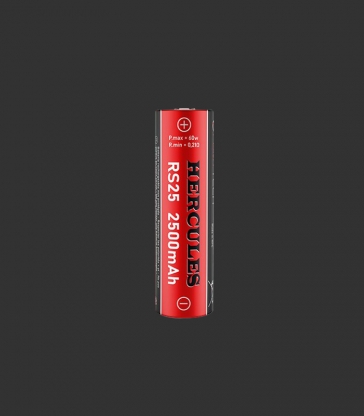 Battery RS25 18500 2500mAh 20A - Hercules
