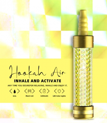 Hookah Air Sparkle Gold Limited Edition