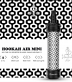 Hookah Air Mini Black White Pattern